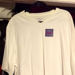 NWT White V-Neck Shirt